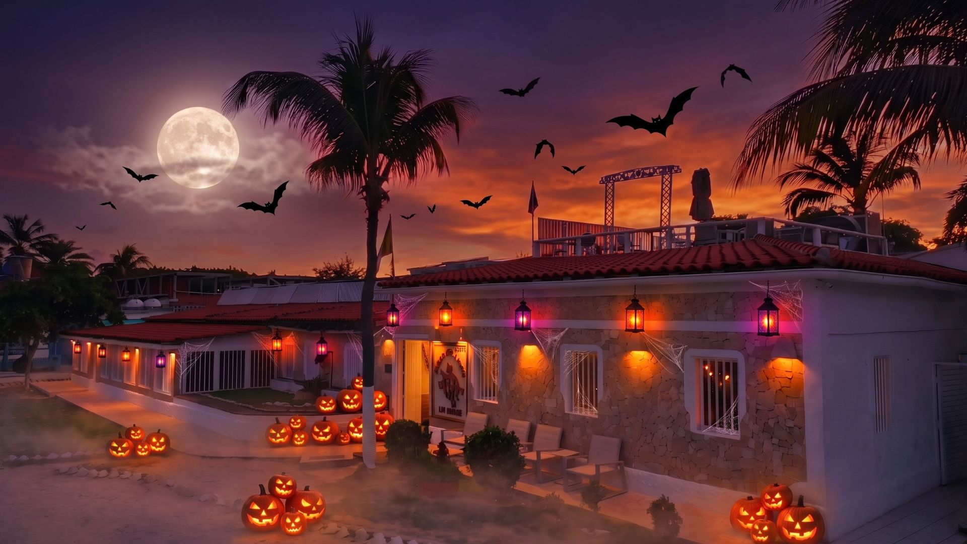 Halloween en Los Roques: la fiesta se vive en Posada Galápagos